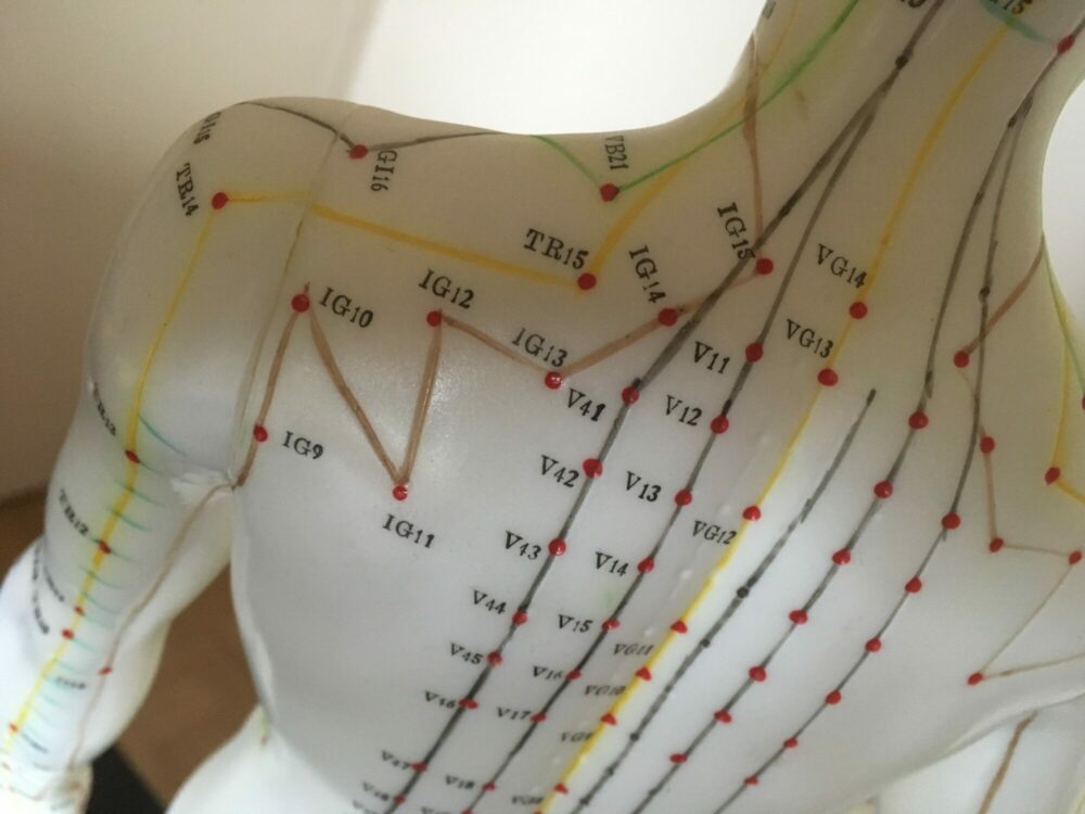 Méridiens et points d'acupuncture